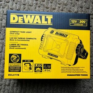 DEWALT 12V/20V MAX LED, bare tool only (DCL077B) NEW